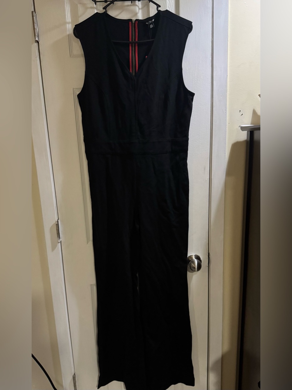 Buffalo David Bitton Women’s Black Jumpsuit Sleeveless Wide Leg Size M NWT